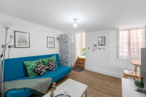 2 bedrooms with ensuite baths, kitchen and living room